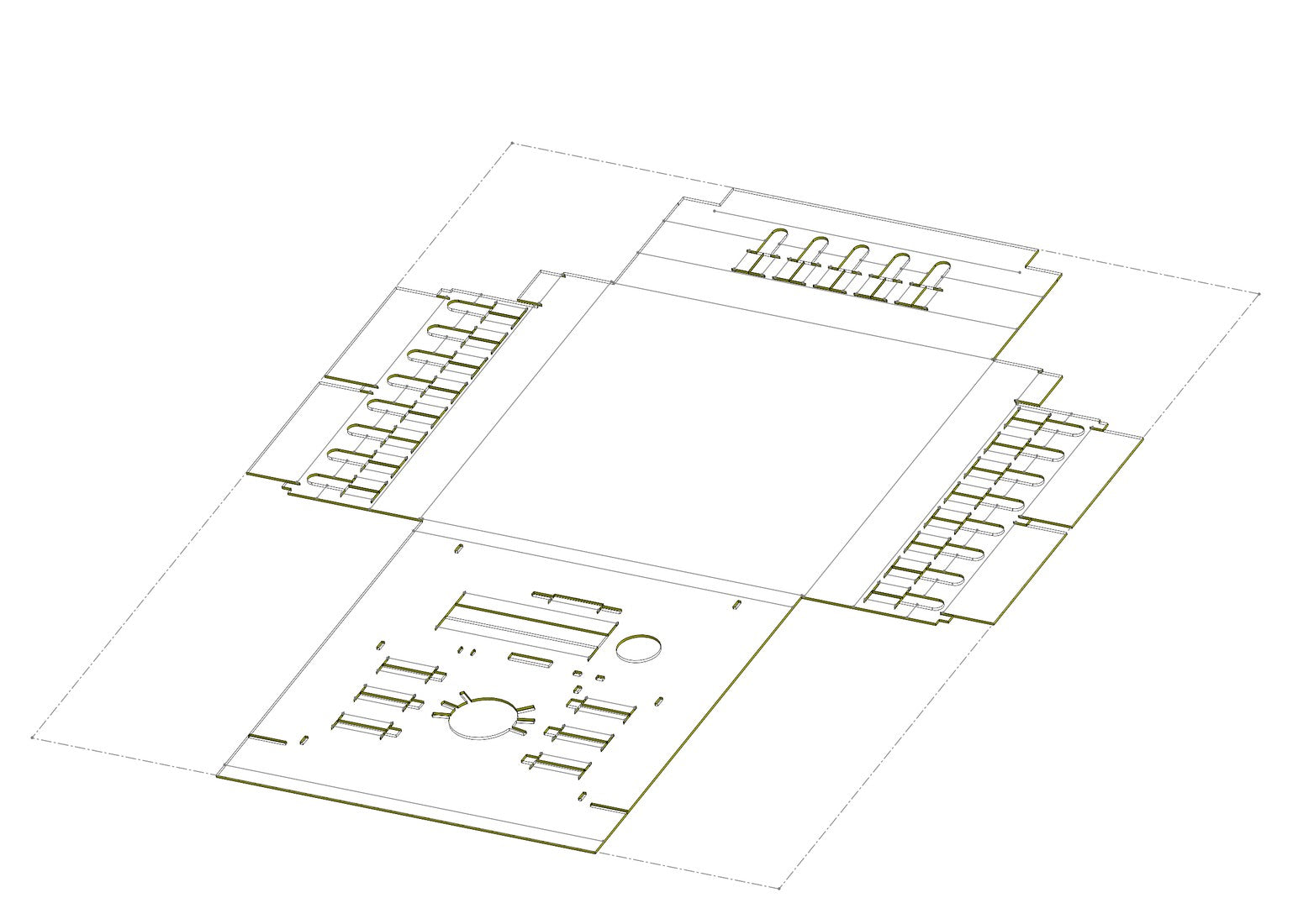 CAD-Zuschnitt der Light-IT Kartonverpackung